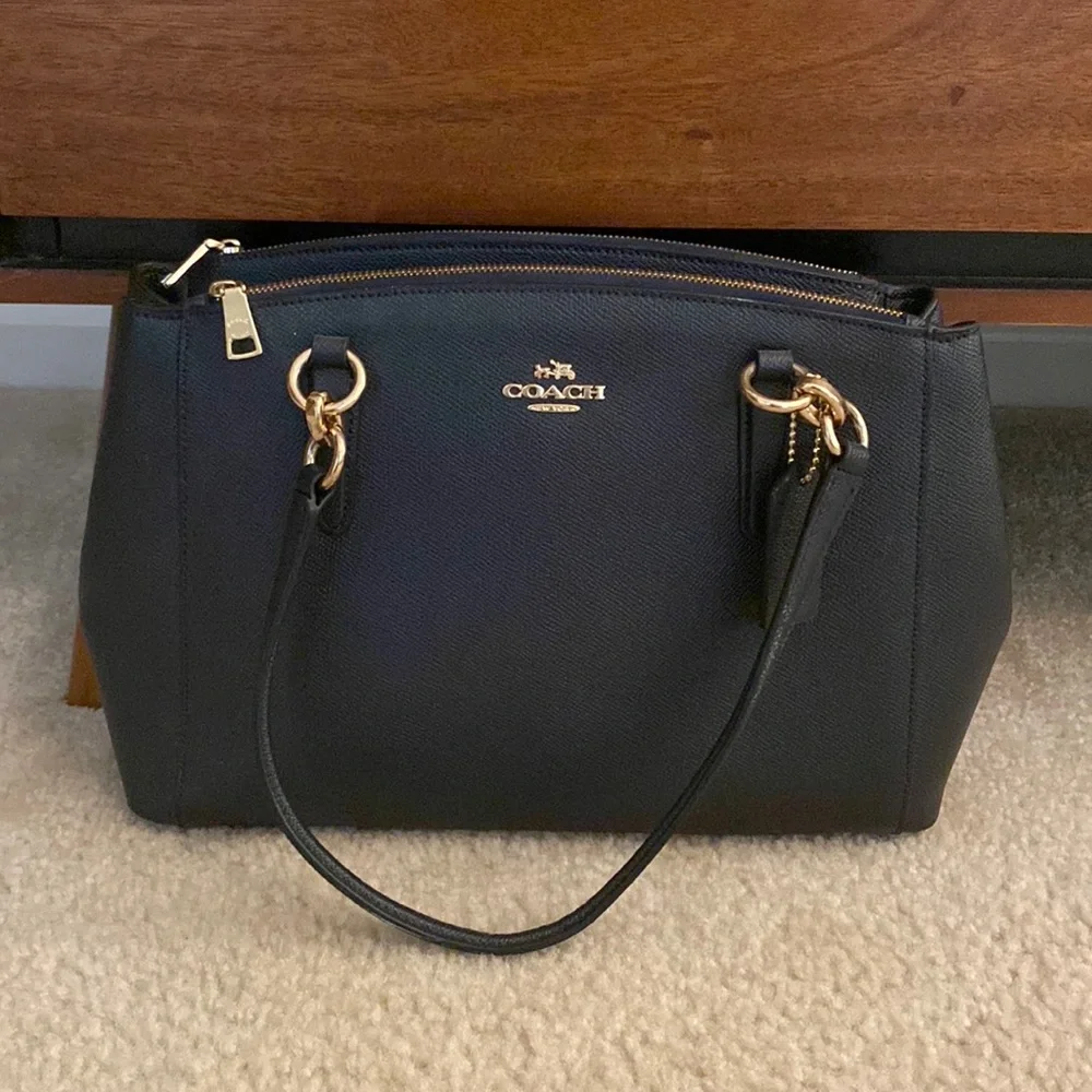 Coach | Bags | Navy Blue Coach Purse | Poshmark